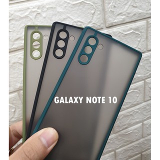 Ốp nhám viền cao su bảo vệ camera Note 10