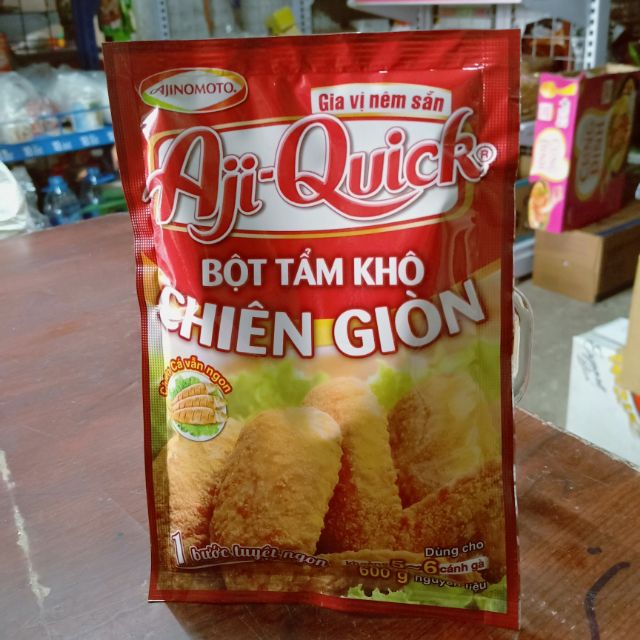 Bột tẩm khô chiên giòn Aji -Quick gói 42g