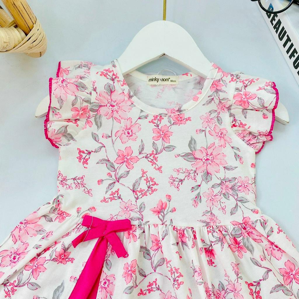 [Bé 10-20kg ] Đầm váy cotton xuất cánh tiên cho bé gái