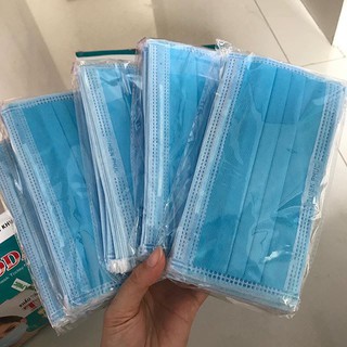 Bịch 10 cái khẩu trang y tế kháng khuẩn 4 lớp