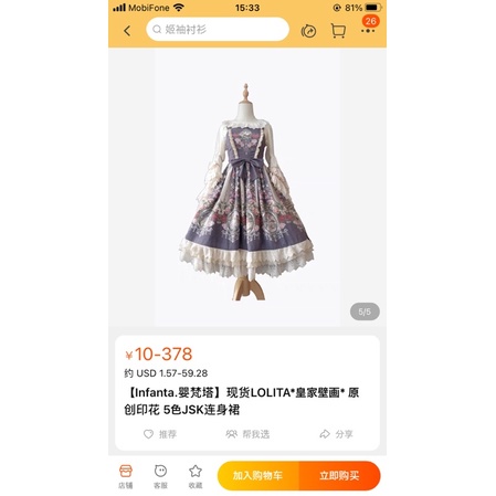 Đầm Lolita Gothic