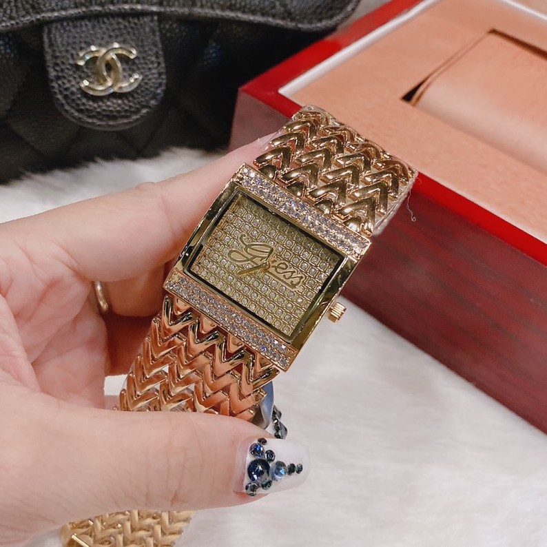 Đồng hồ nữ Guess, dây thép không gỉ, mặt full đá, full box, thẻ bảo hành 12 tháng - Dongho.nu.guess | BigBuy360 - bigbuy360.vn