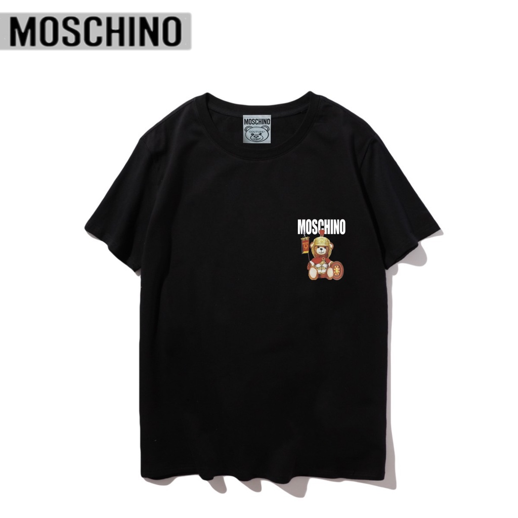 Áo thun Moschino 8830 tay ngắn cổ tròn in họa tiết thời trang dành cho cả nam và nữ