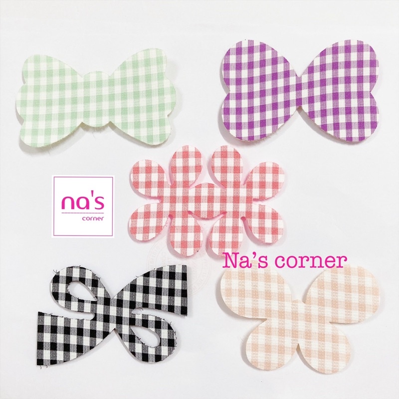 Miếng dán tóc dán mái tự dính hoạ tiết caro size to giúp cố định tóc cho trang điểm, đắp mặt nạ... rất tiện lợi (2)