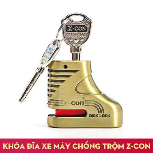 ổ khóa đĩa xe z-con chính hãng