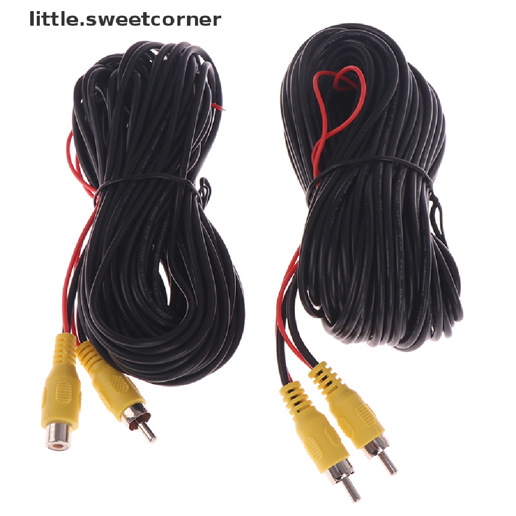 [little.sweetcorner] RCA Male Female Car Reverse Rear View Camera Video Extension Cable Cord 6-20M Boutique | BigBuy360 - bigbuy360.vn