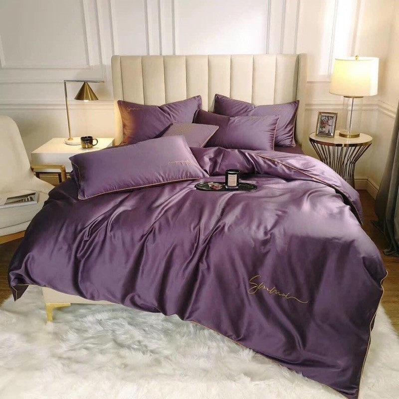 BỘ CHĂN GA GỐI LỤA SUMOI 60s TRƠN CAO CẤP | BigBuy360 - bigbuy360.vn