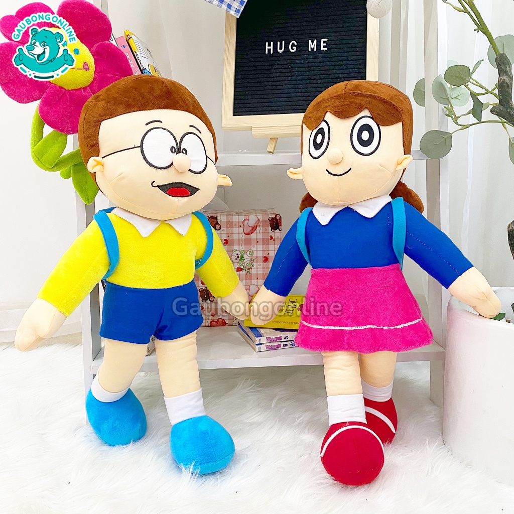 Nobita &amp; Xuka Nhồi Bông Dễ Thương Cao Cấp Gấu Bông Online