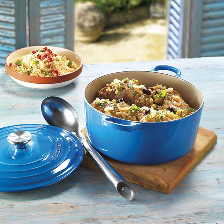 Nồi gang Le Creuset Evo Blue Marseille 20cm [HÀNG ĐỨC]