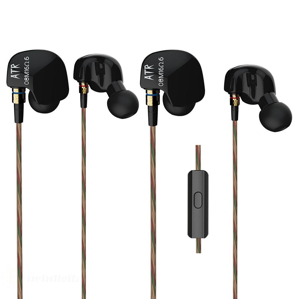 KZ ATR In-Ear Noise Canceling Earbuds HIFI Super Bass Earphone Headset