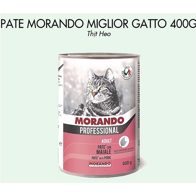 Pate cho mèo morando professional.