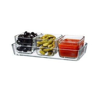 Khay nướng thuỷ tinh 4 chiếc MIXTUR IKEA chính hãng