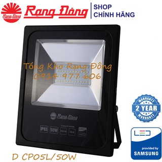 [CHÍNH HÃNG] Đèn Pha LED 50W Rạng Đông - Bảo Hành 2 Năm - Model: D CP05L/50W