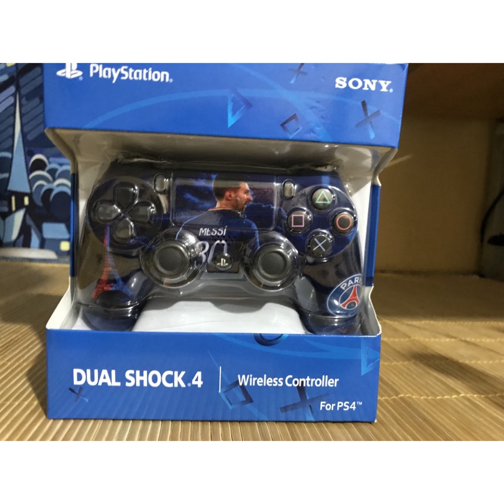 Tay cầm PS4 nâng cấp 2022 - dung lượng pin 800 mAh - kết nối bluetooth chơi game fifa online 4 - PES - FIFA