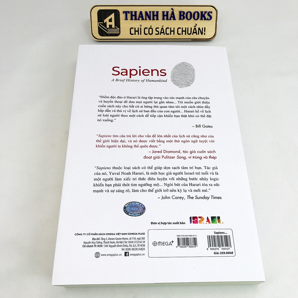 Sách - Sapiens - Lược Sử Loài Người (Tái bản 07.2021)