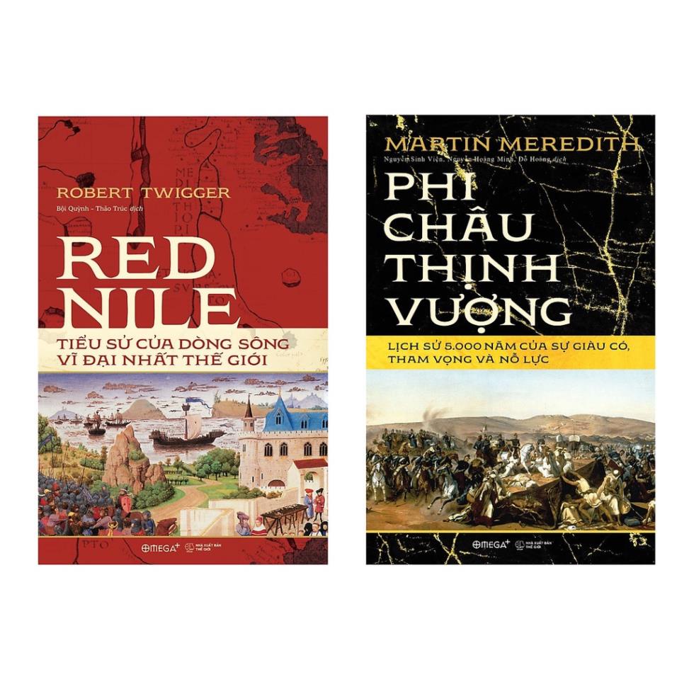 Bộ Sách Lịch Sử Châu Phi: Red Nile - Tiểu Sử Của Dòng Sông Vĩ Đại Nhất Thế Giới + Phi Châu Thịnh Vượng - AlphaBooks