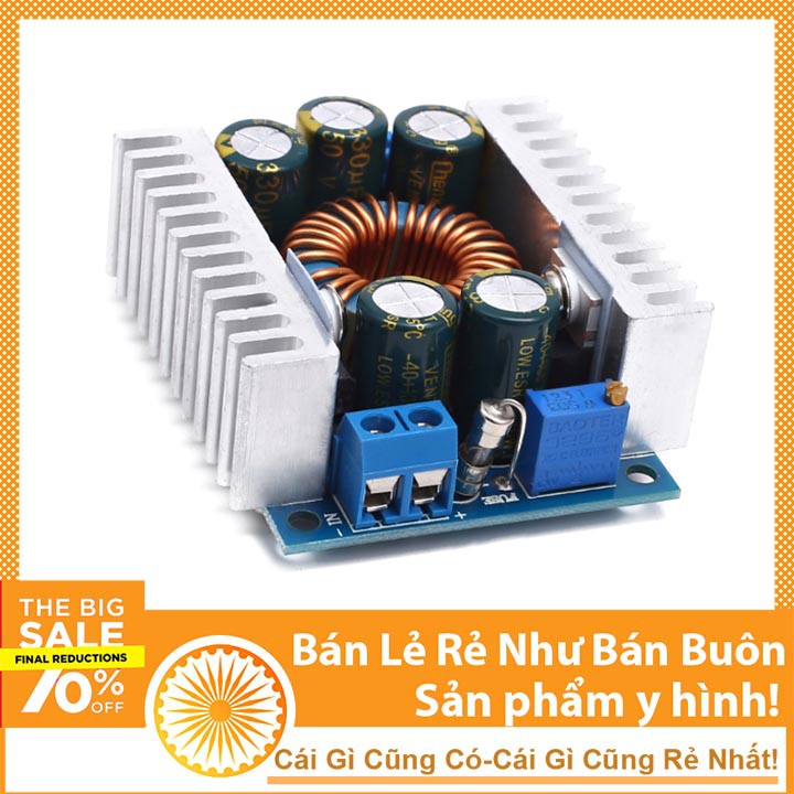 Module Hạ Áp 12A Buck Từ 4.5-30VDC Xuống 1.25-30VDC 150W