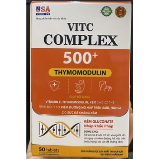 Vitc complex dạng lọ 50 viên