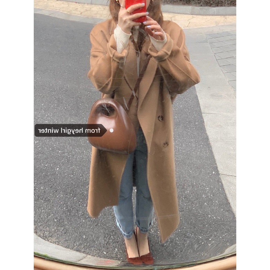 Áo khoác dáng dài Wonyi Trenchcoat chất vải dạ dày style Hàn Quốc