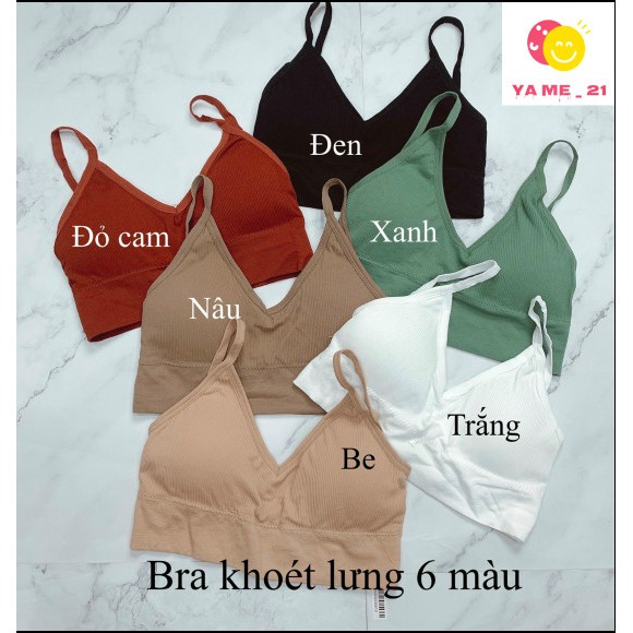 Áo Lót Nữ chữ U hở lưng 2 dây, Áo không gọng nâng ngực co giãn 4 chiều | BigBuy360 - bigbuy360.vn