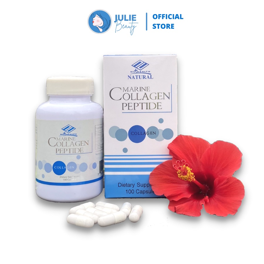 Viên Uống Marine Collagen Peptide Nuhealth 100 viên Xóa Nám Trắng Da