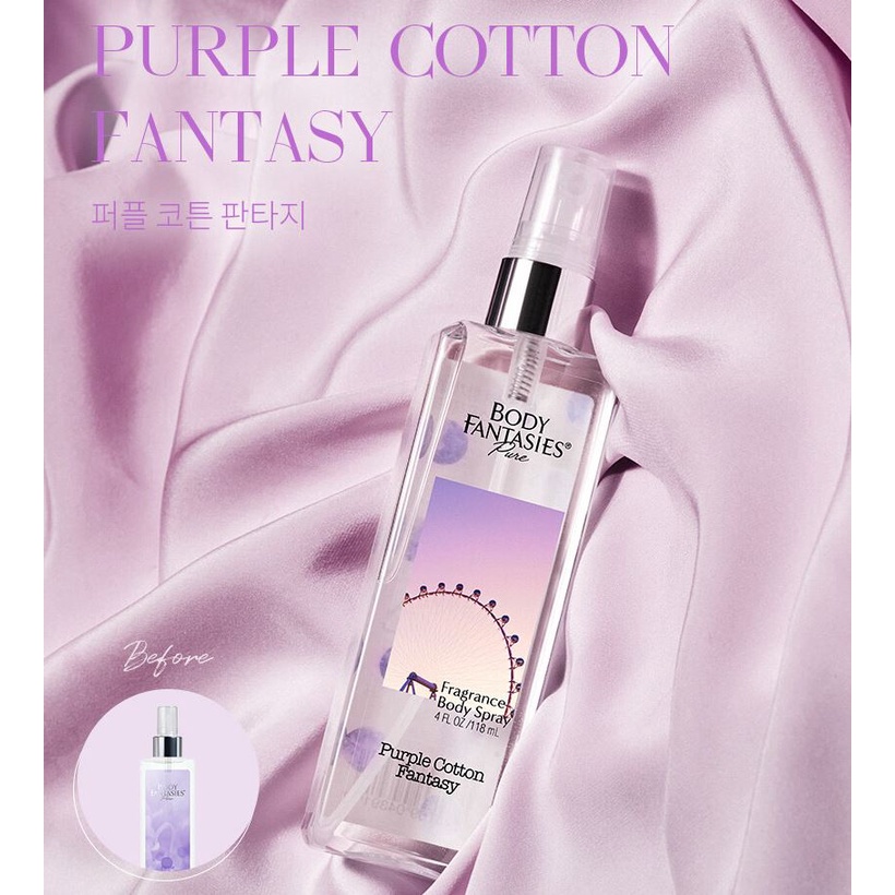 Xịt thơm Body Fantasy cho quần áo/ cơ thể