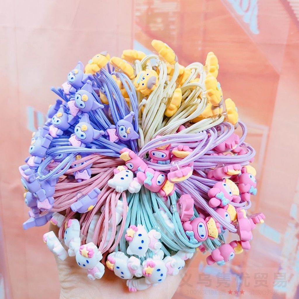 Dây buộc tóc trái cây cho bé tóc nhiều- người lớn dùng được