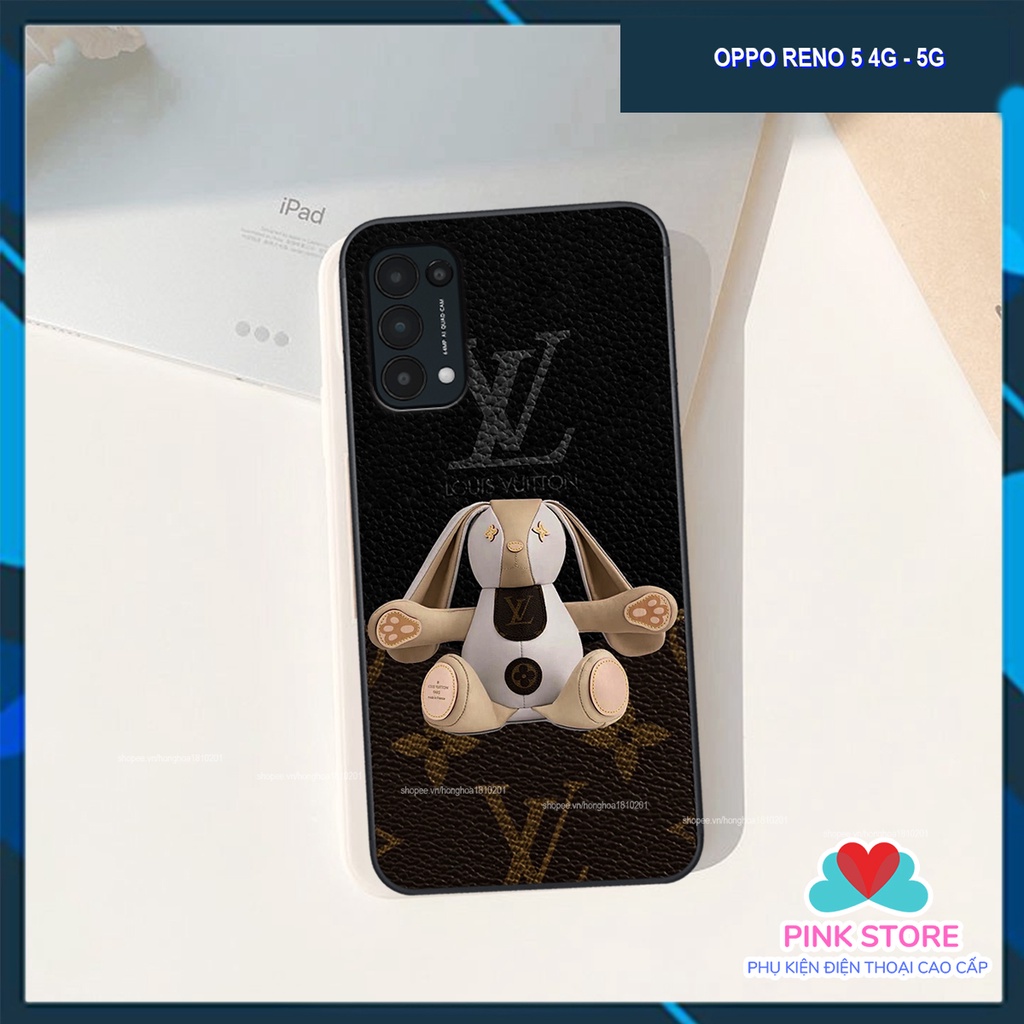 Ốp Oppo Reno5 4G / Reno5 5G / Reno 5 hình luôn vui tươi,gấu thời trang sang chảnh,cá tính