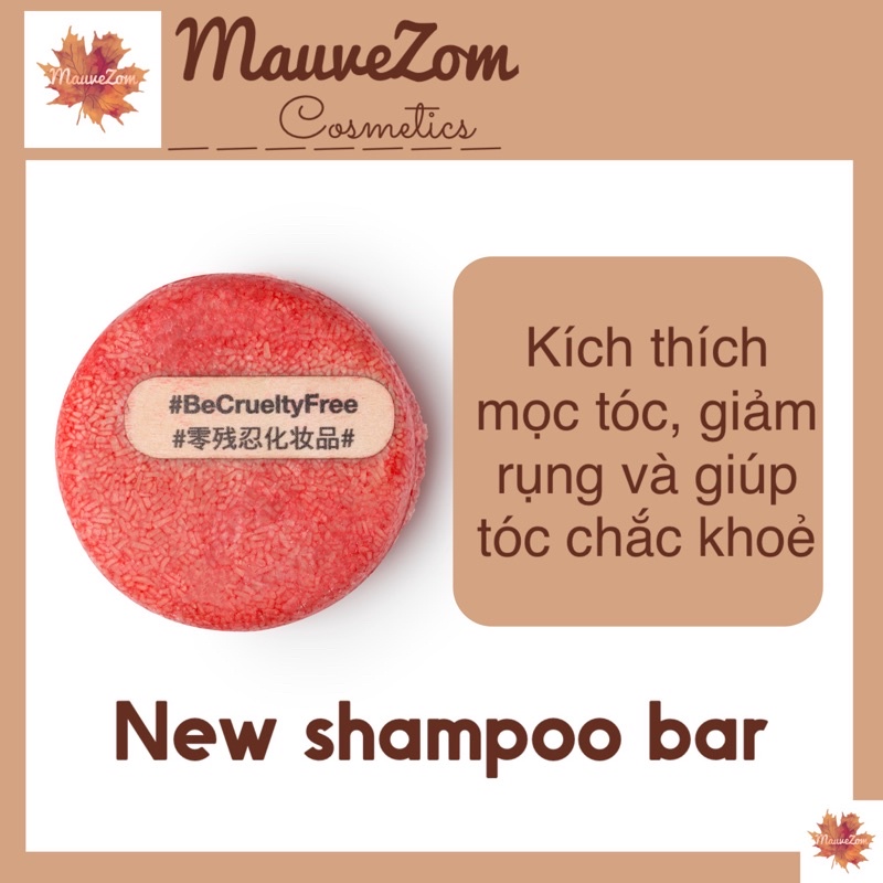 Bánh dầu gội New shampoo bar (tặng kèm hộp thiếc đựng) - LUSH