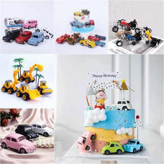 đồ trang trí bánh kem [FREESHIP🚗] xe trang trí bánh