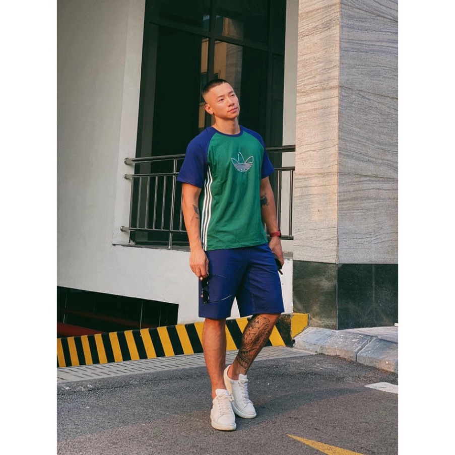 Bộ đồ nam Adidas phong cách thể thao, set đồ mùa hè quần đùi áo cộc chất thun mát TT0009