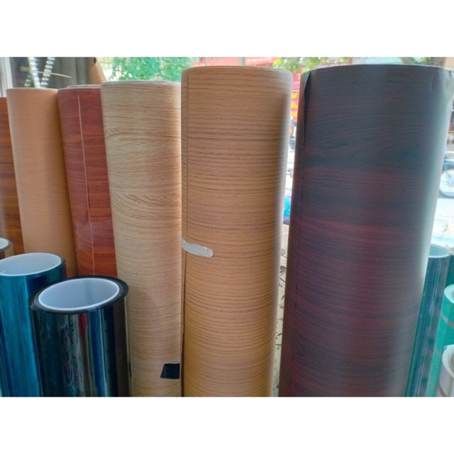 Giấy dán tường giả gỗ khổ rộng 1m2