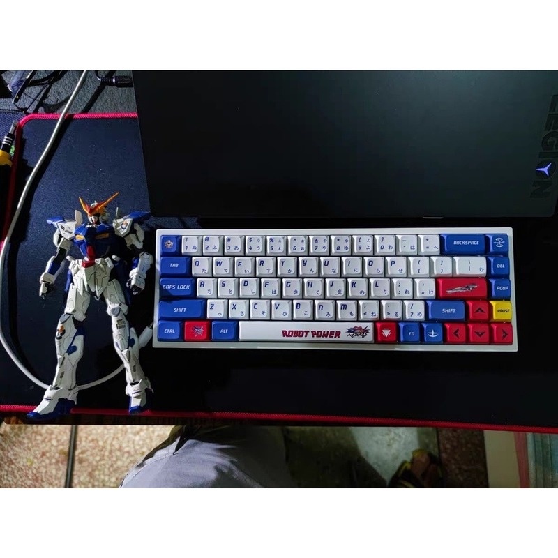 Gundam Keycap XDA Hồ sơ Anime Keycap PBT Thuốc nhuộm Thăng hoa Bàn phím cơ học Keycap Keycaps tùy chỉnh 120 phím