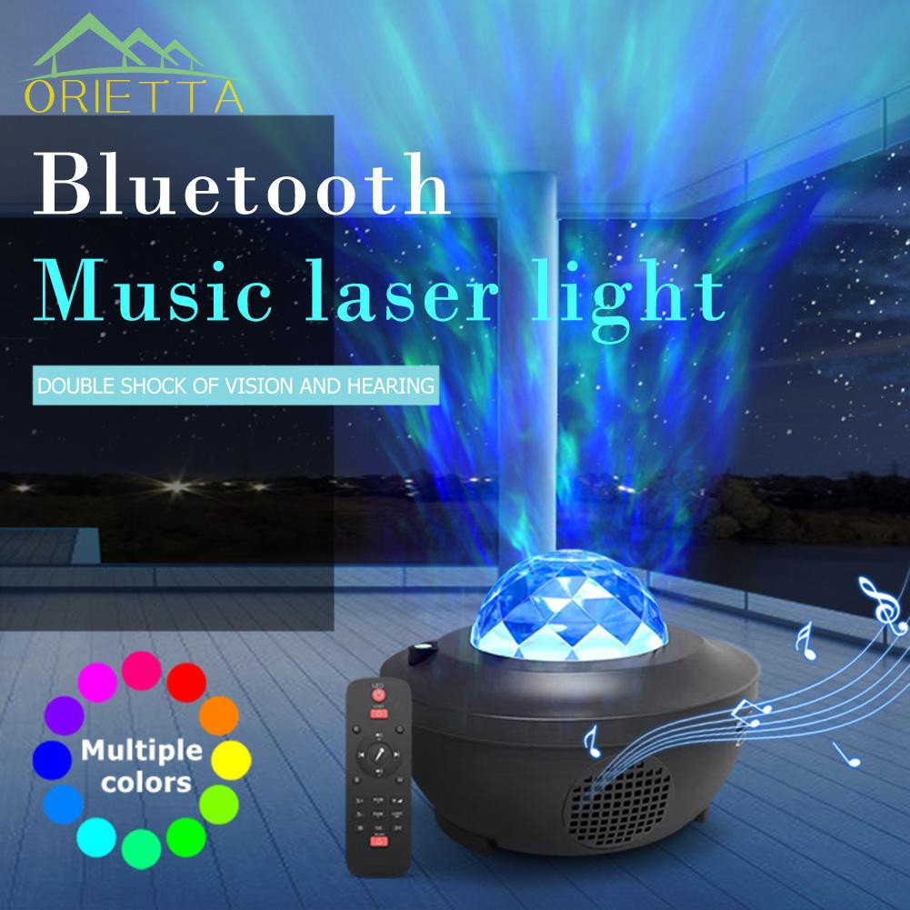 (Đang Bán) Bộ Thiết Bị Đèn Chiếu Laser Bluetooth Kèm Remote Điều Khiển