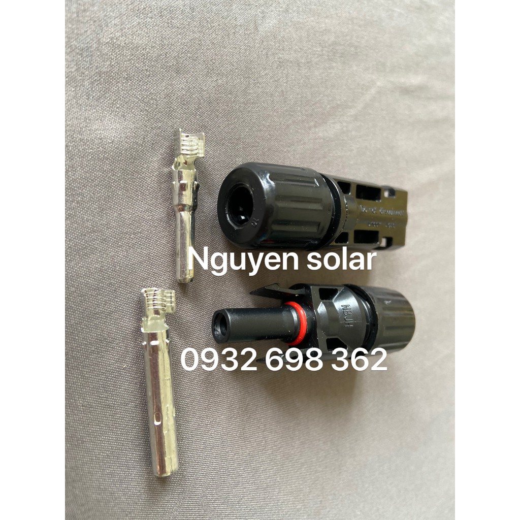 Jack Kết Nối MC4 Năng Lượng Mặt Trời_Chịu Nhiệt_Chống Nước_Cút Nối Chuyên Dụng_1000V_DC