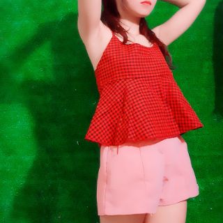 Áo 2 dây caro quảng châu