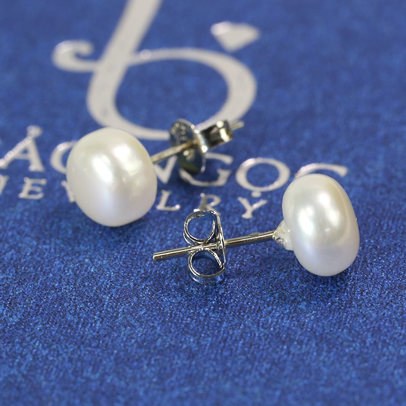 Hoa Tai Cao Cấp Đính Nơ Thiết Kế Đơn Giản Sang Trọng Cho Nữ B2666 Bảo Ngọc Jewelry