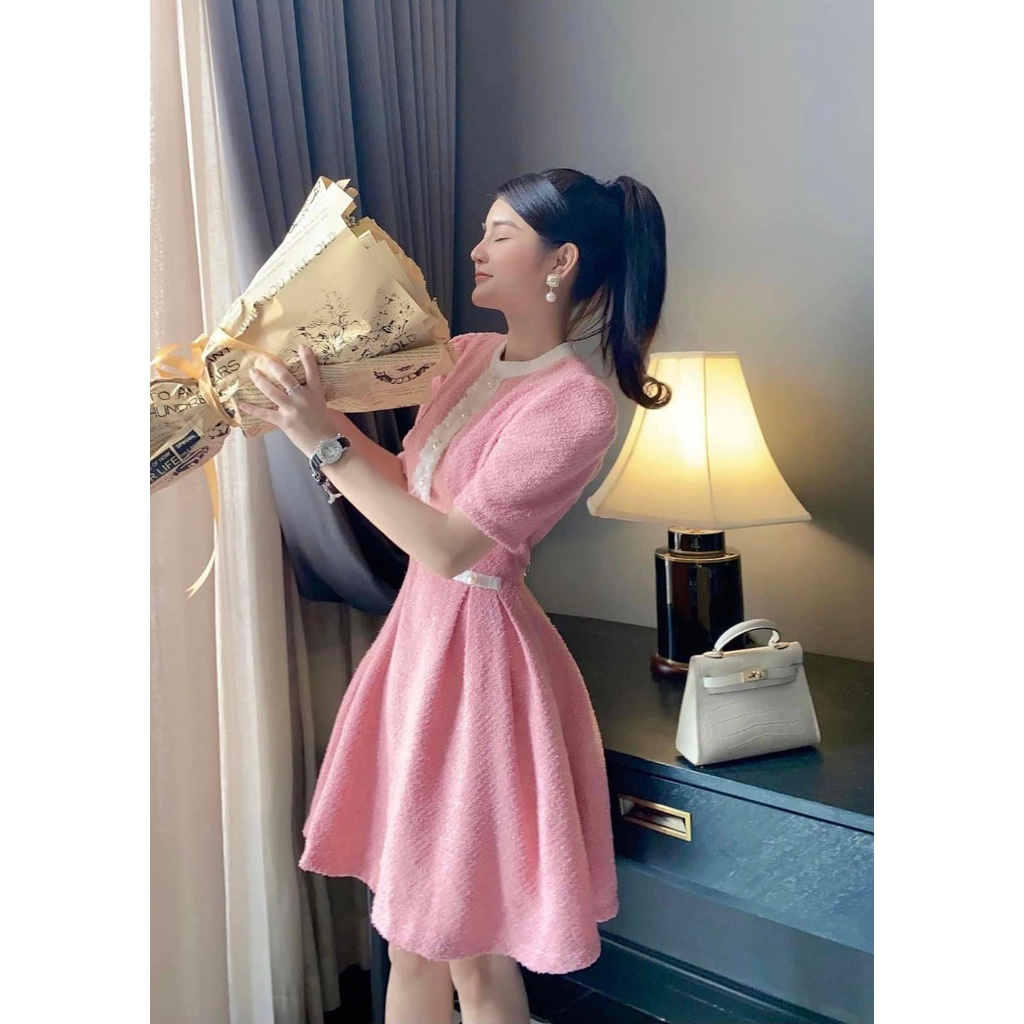 Váy dạ viền 3 màu