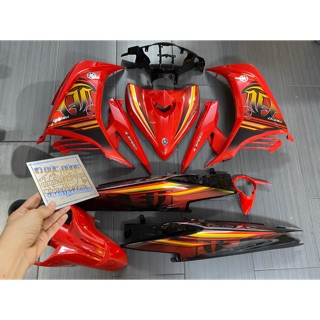 Áo ex 135 đỏ đen luôn tem