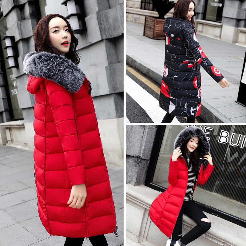 HT111 Áo phao nữ ấm áp mặc được 2 mặt hoạ tiết xinh yêu hàng QCCC