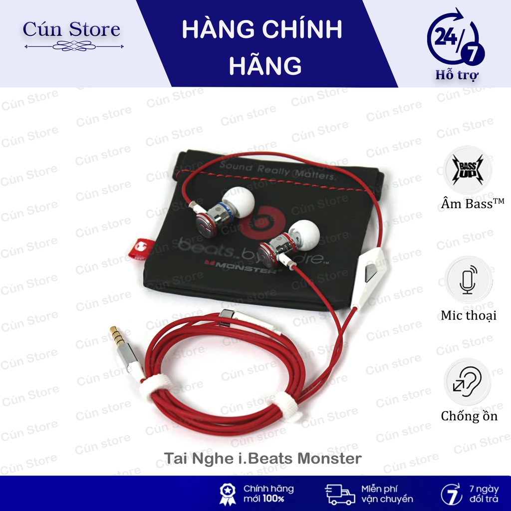 Tai nghe iBeats Monster Pro V2 chuẩn zin - Tai nghe gaming chống ồn | Bảo hành 3 tháng