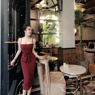 Đầm Body Thắt Nơ CĐ (Có ảnh Thật + video)