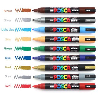 Bút posca 3M vẽ mọi chất liệu