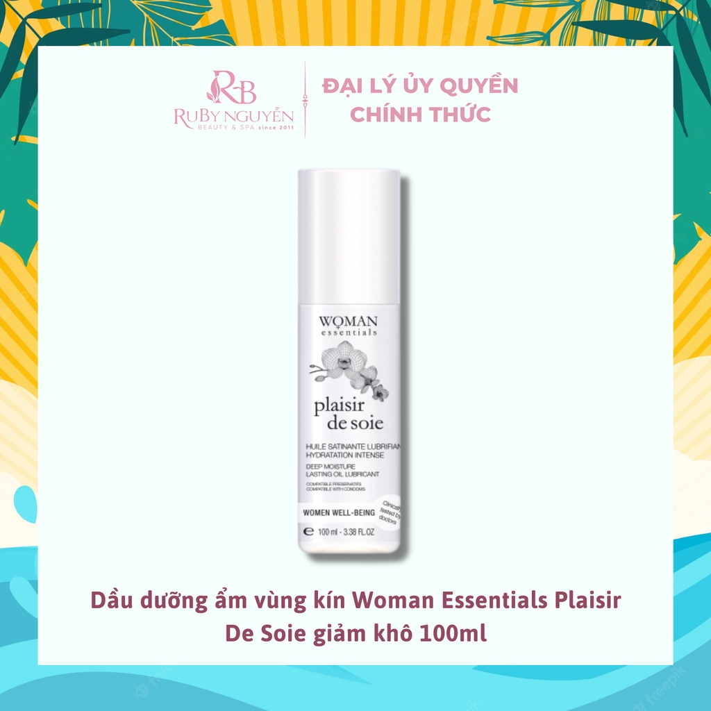 Dầu dưỡng ẩm vùng kín Woman Essentials Plaisir De Soie giảm khô 100ml