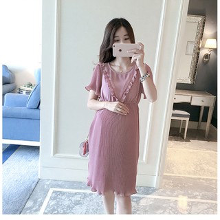 Váy Bầu Đầm Bầu Voan A0120