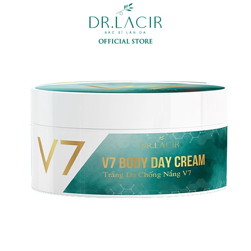 Kem Dưỡng Body Dr.Lacir Trắng Da Chống Nắng V7 180ml DR33