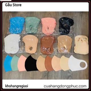 Khẩu Trang Vải poly Su 3D , chống nước , chống bụi bẩn.