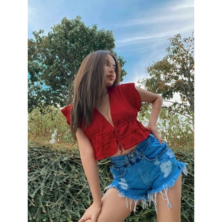 ÁO CROPTOP CỘT EO
