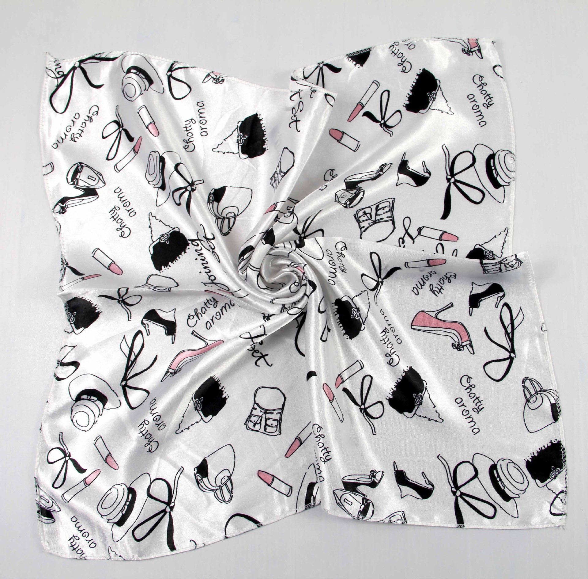 Silk scarf women's imitation silk versatile professional small square scarf | BigBuy360 - bigbuy360.vn