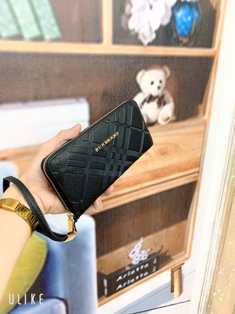 [FreeShip – Clip thật] Ví Da Cao Cấp 2020.Bóp Da Cầm Tay Nam Nữ. Ví Cầm tay.